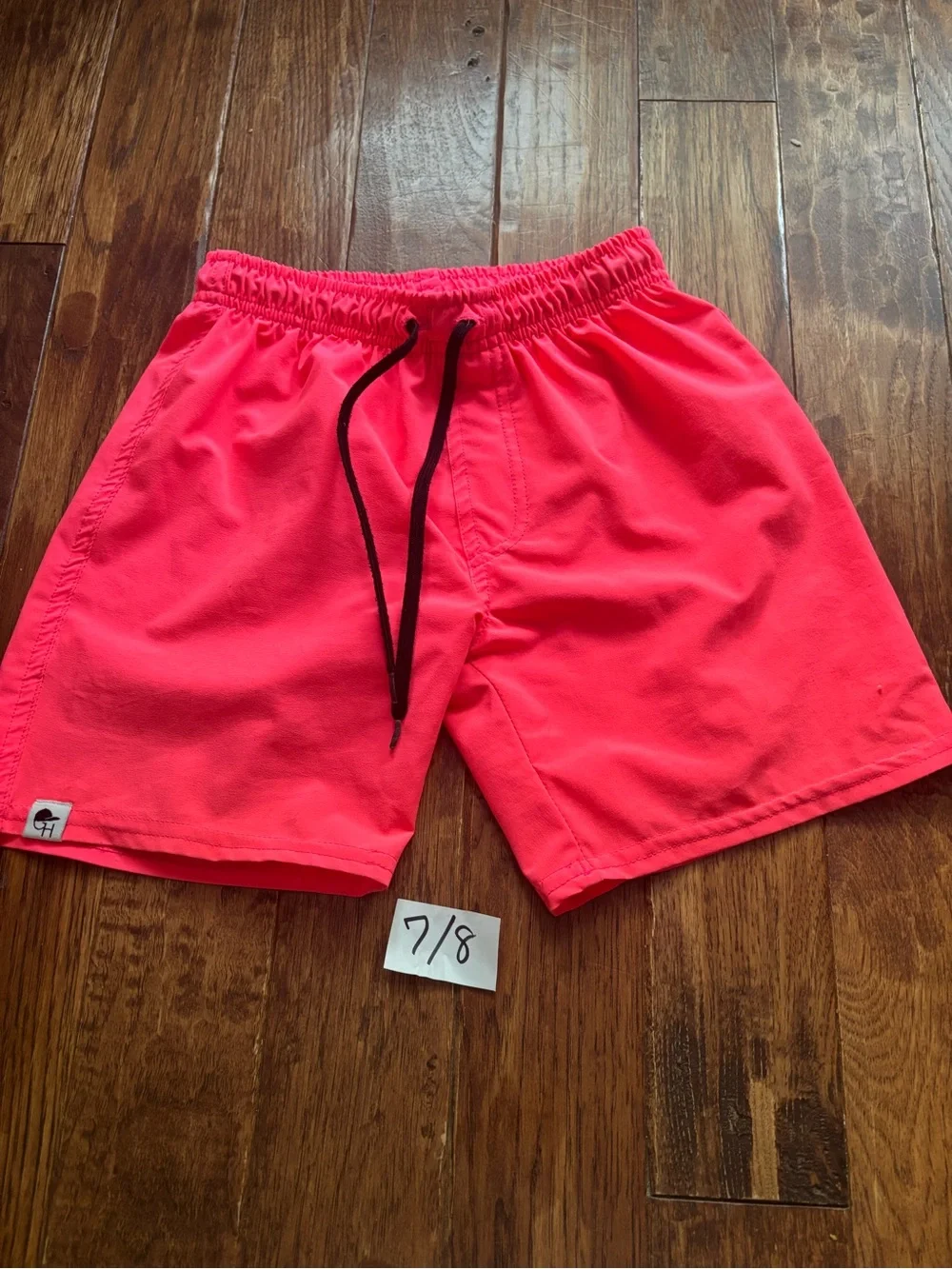 George Hats 7/8 Neon Pink Hybrid Shorts Swim Unlined